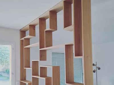 CRÉATION SUR MESURE VERRIERE EN BOIS
